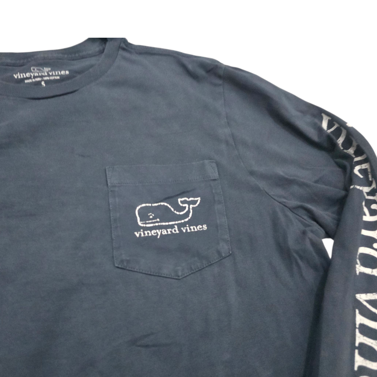 Playera Manga Larga Vineyard Vines Chico S Azul