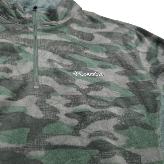 Sudadera Columbia Xgrande Xl Verde Camuflaje