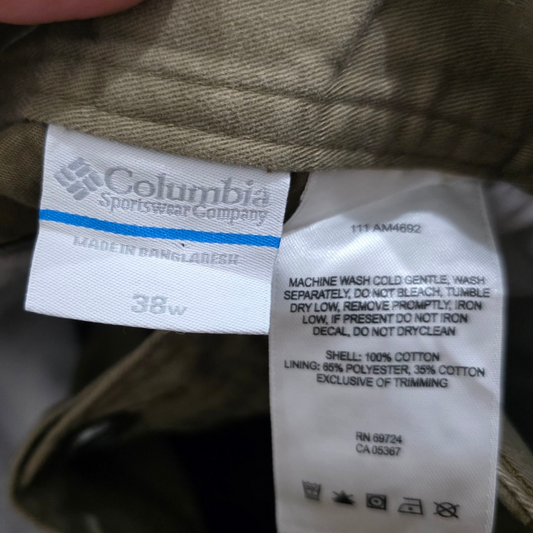 Bermuda Columbia Talla 38 Cafe