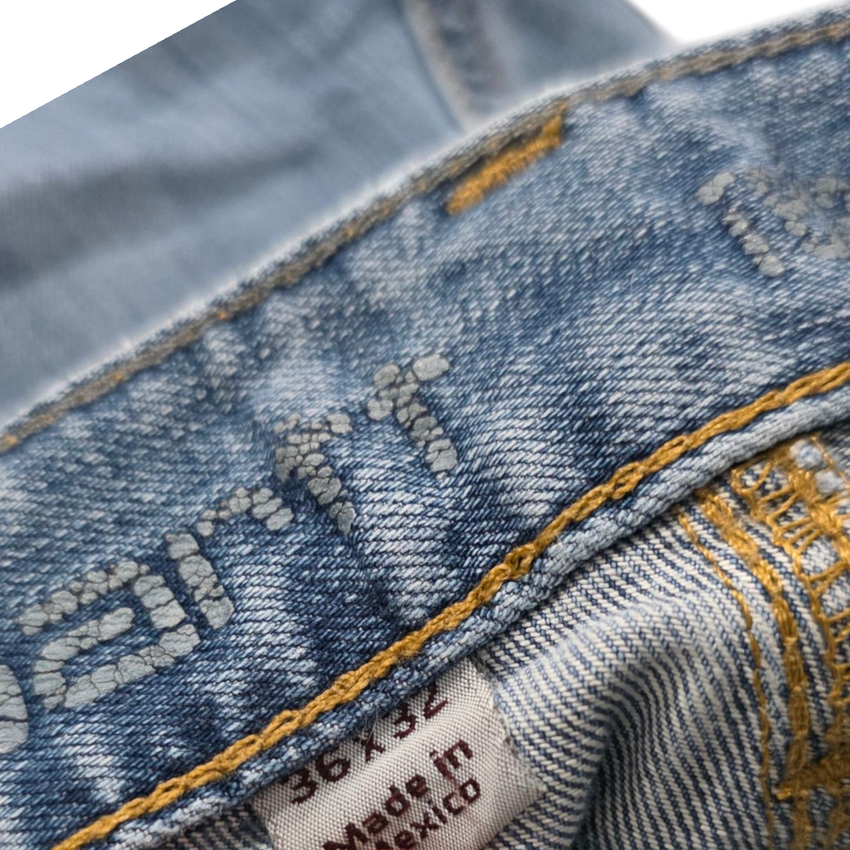 Pantalon Carhartt 36x32 Recto Azul Claro