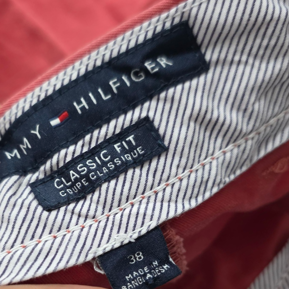 Bermuda Tommy Hilfiger Talla 38 Coral