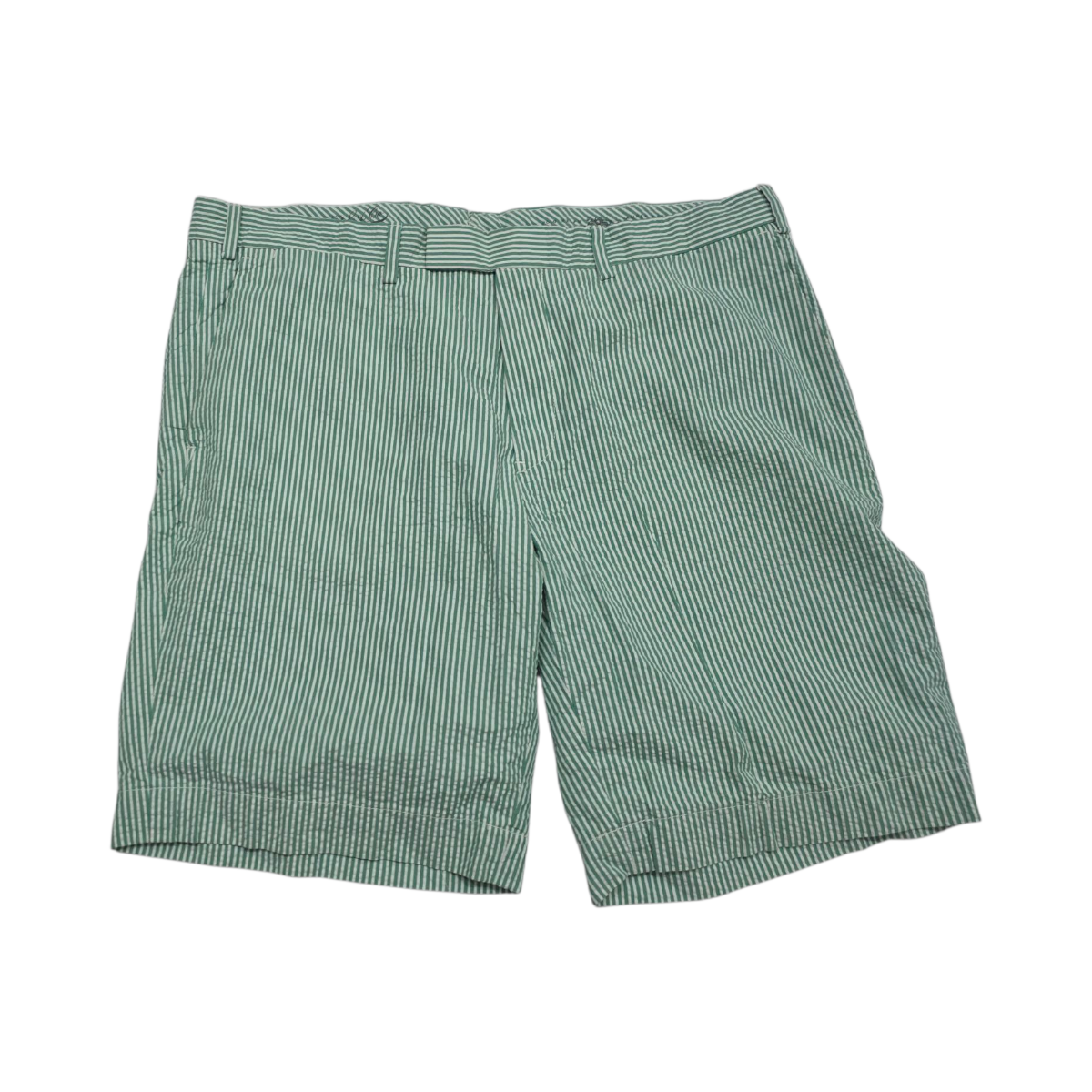 Bermuda Ralph Lauren Talla 36 Verde Lineas