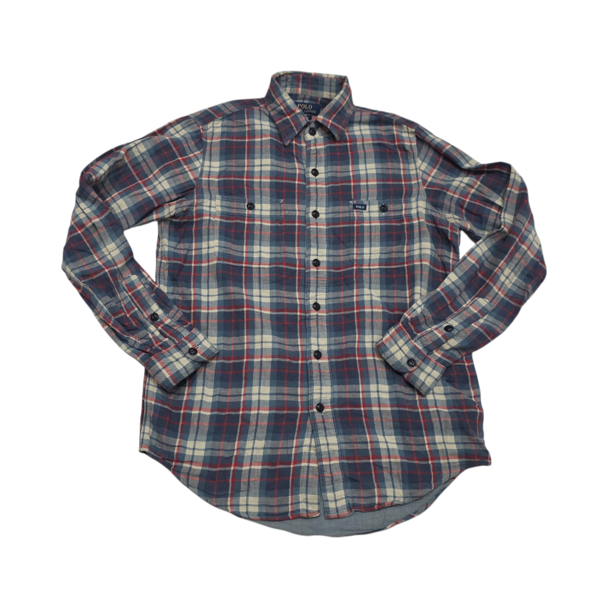 Camisa Ralph Lauren Chico S Classic Fit Azul