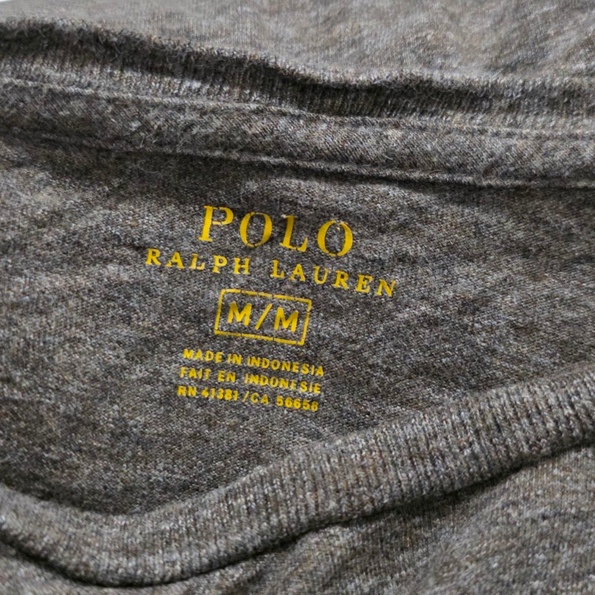 Playera Manga Larga Ralph Lauren Mediana M Cafe Pony Verde