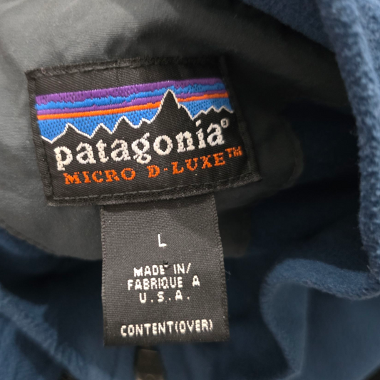 Sudadera Patagonia Grande L Micro D Luxe Azul