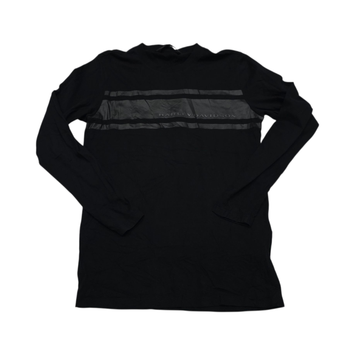 Playera Manga Larga Harley Davidson Chico S Negro