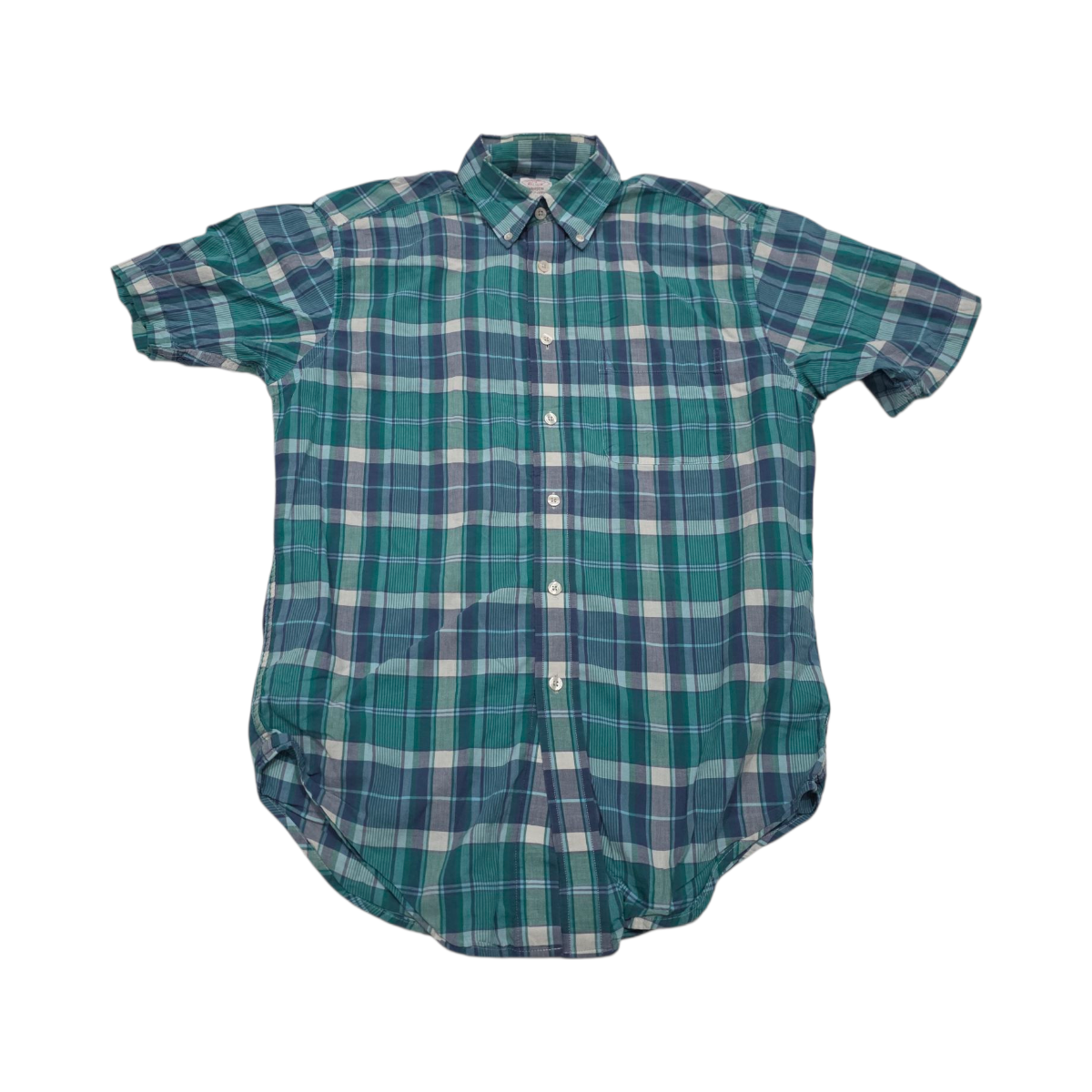 Camisa Manga Corta Brooks Brothers Chico S Azul
