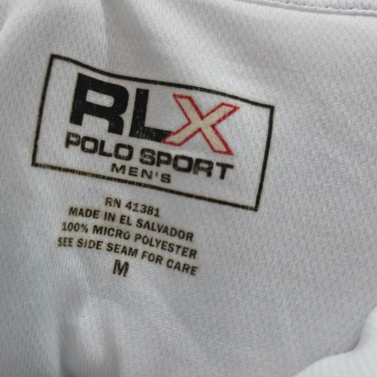 Playera Con Cierre Ralph Lauren X Mediana M Blanca