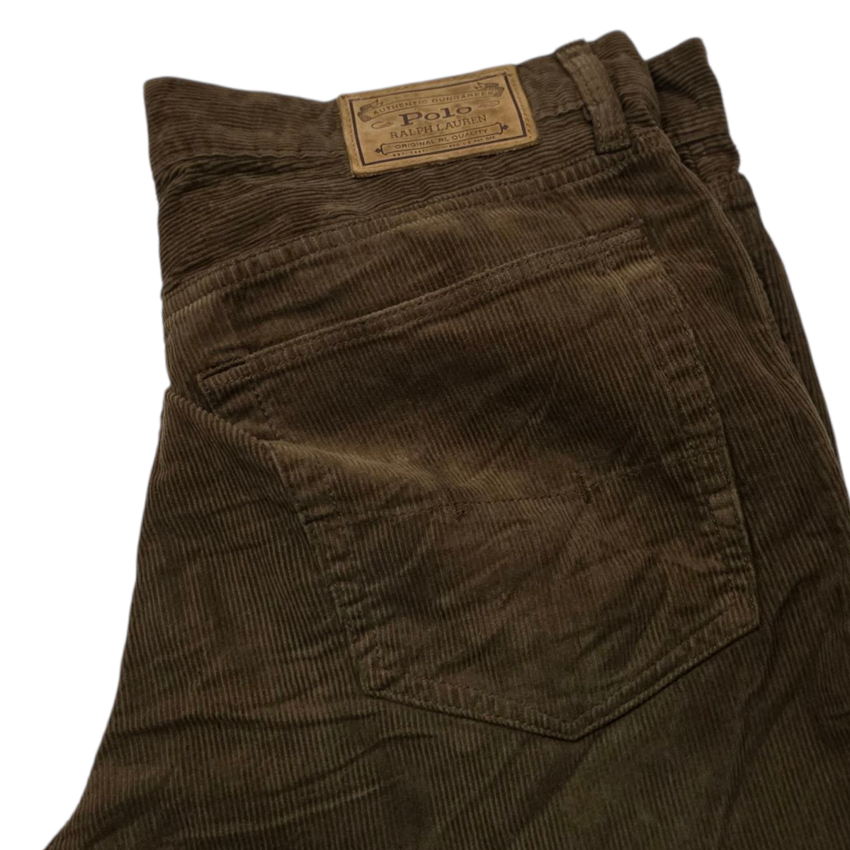 Pantalon Ralph Lauren 33x30 Recto Cafe Pana