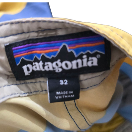 Bermuda Patagonia Talla 32 Azul Y Colores
