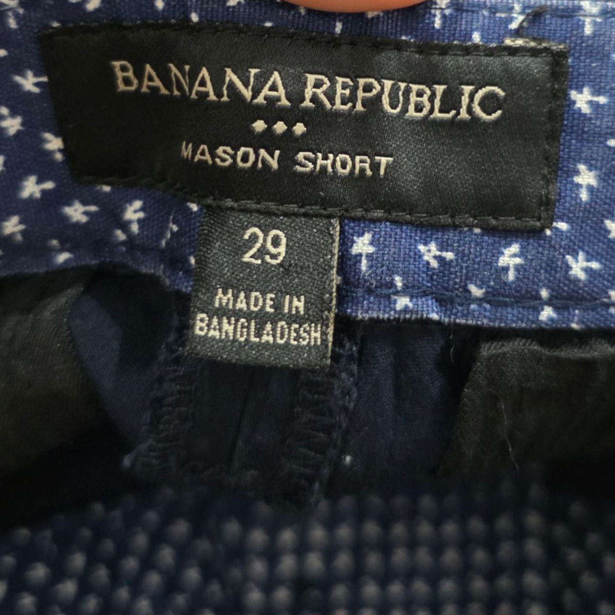 Bermuda Banana Republic Talla 29 Azul Mason