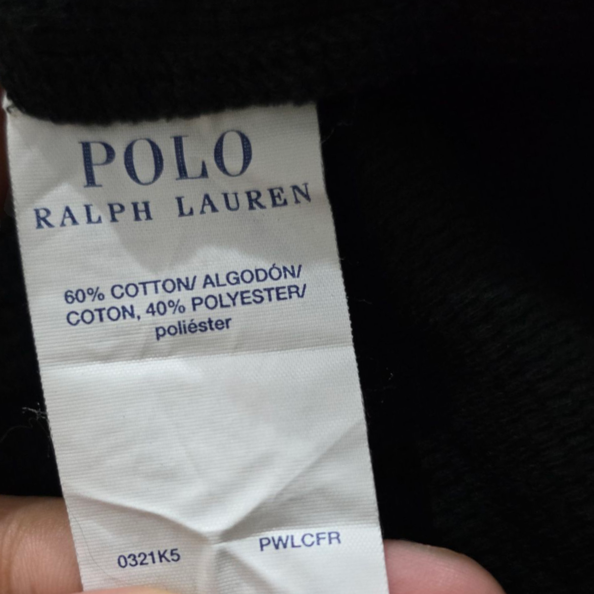 Playera Manga Larga Ralph Lauren 2xl Negro Pony Rojo