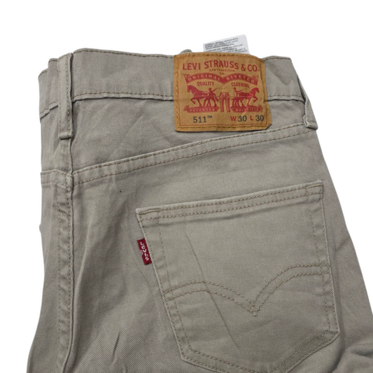 Pantalon Levis 511 Slimfit 30x30 Caqui