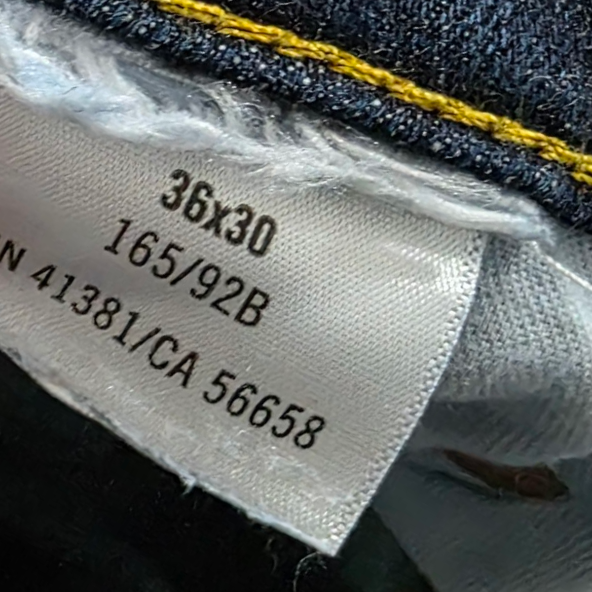 Pantalon Recto Ralph Lauren 36x30 Azul