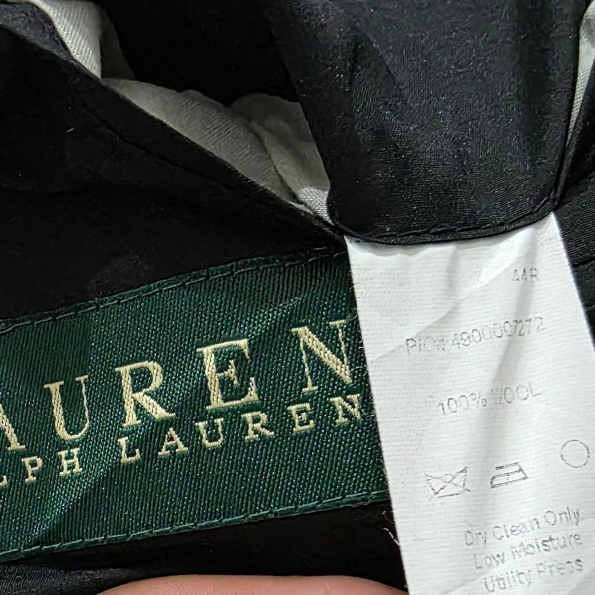 Saco Ralph Lauren 44r Negro