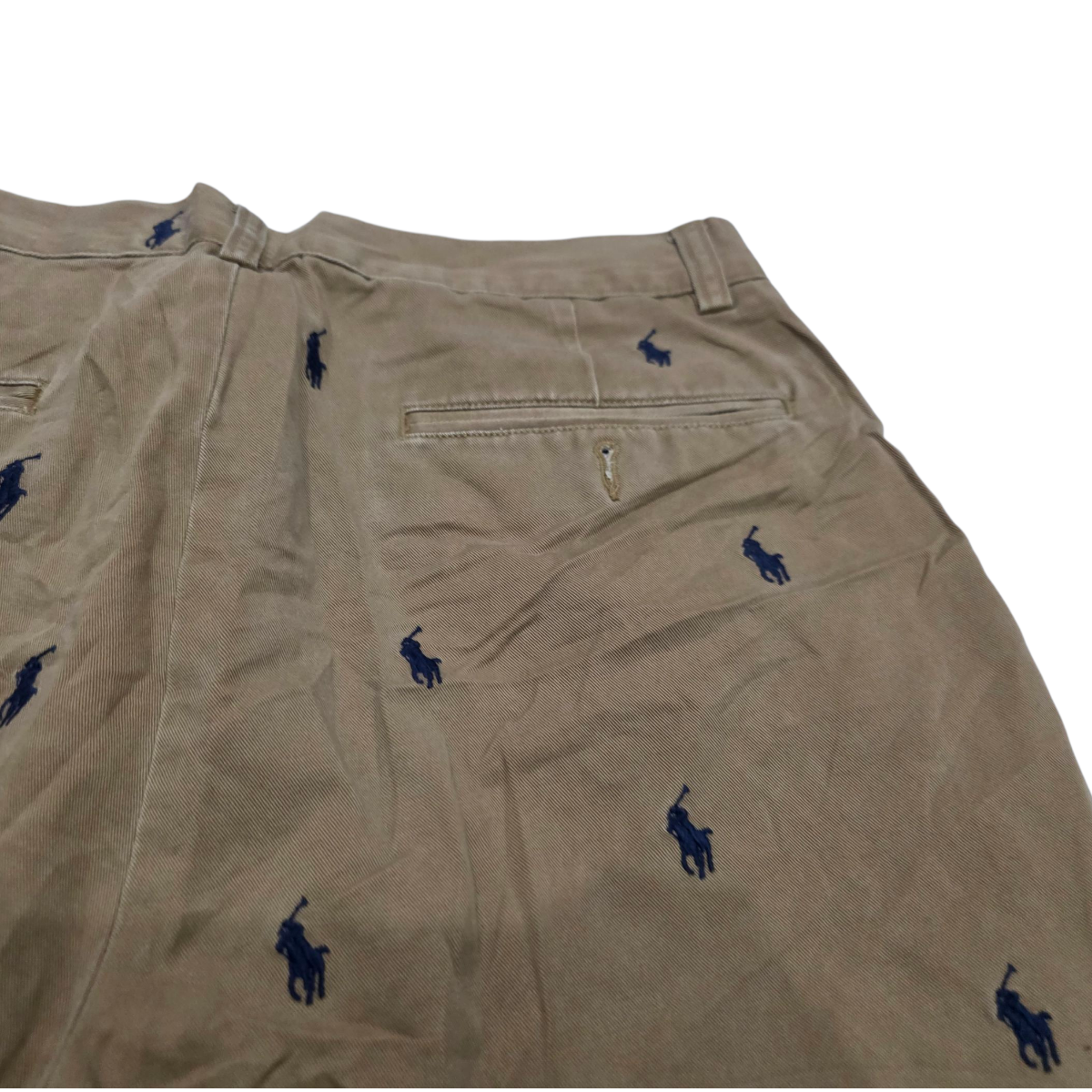 Bermuda Ralph Lauren Ponys Talla 32 Cafe