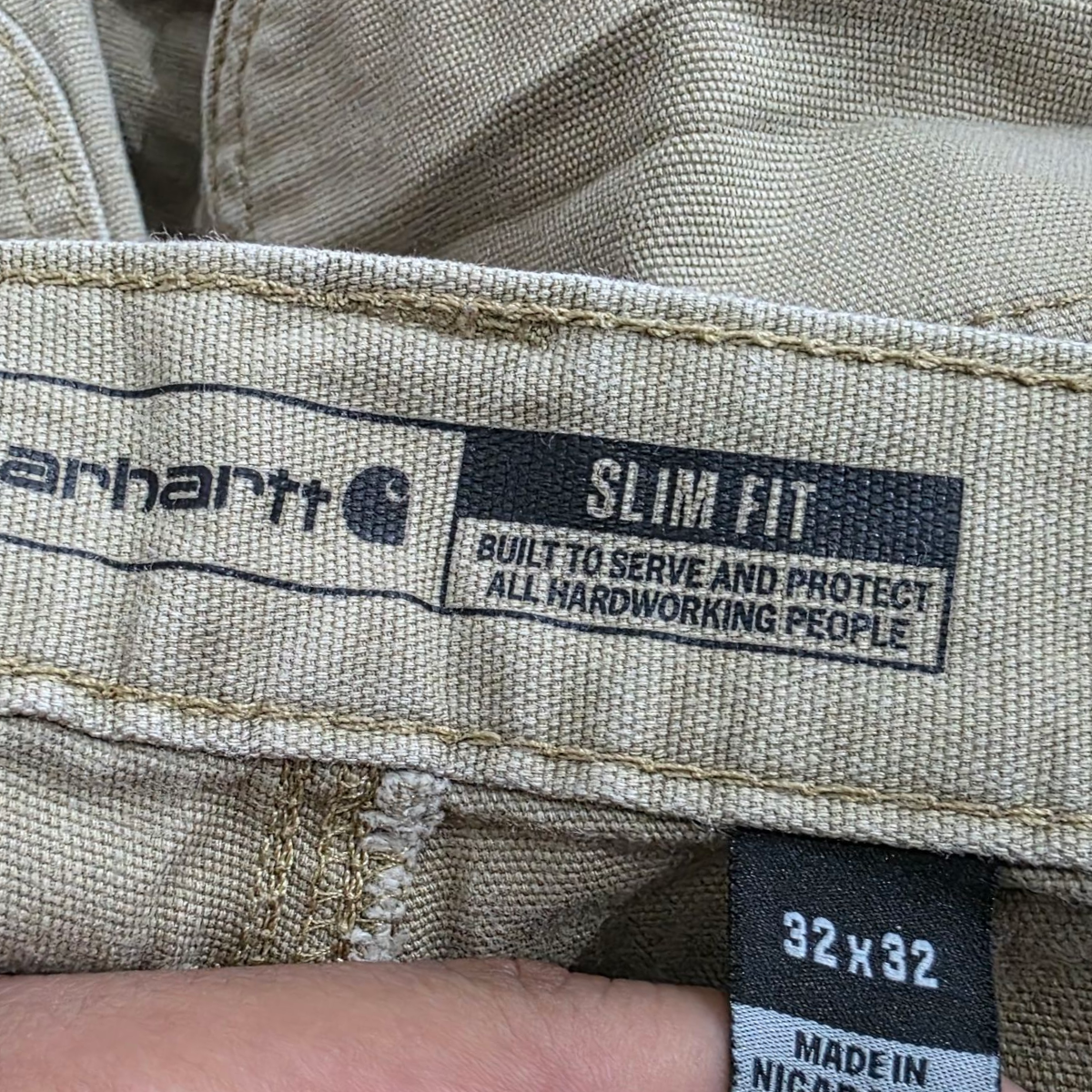 Pantalon Slimfit Carhartt 32x32 Cafe Claro