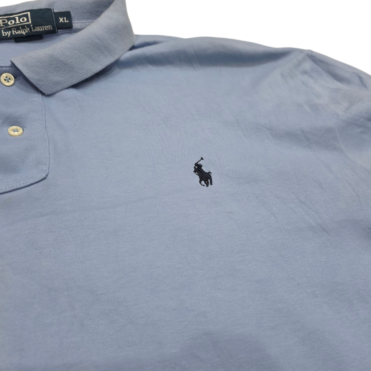 Playera Polo Ralph Lauren Xgrande Xl Azul Claro Pony Azul