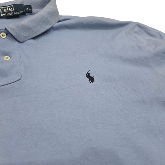 Playera Polo Ralph Lauren Xgrande Xl Azul Claro Pony Azul