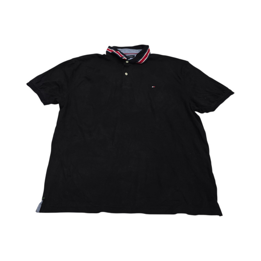 Playera Polo Customfit Tommy Hilfiger Xgrande Xl Negro