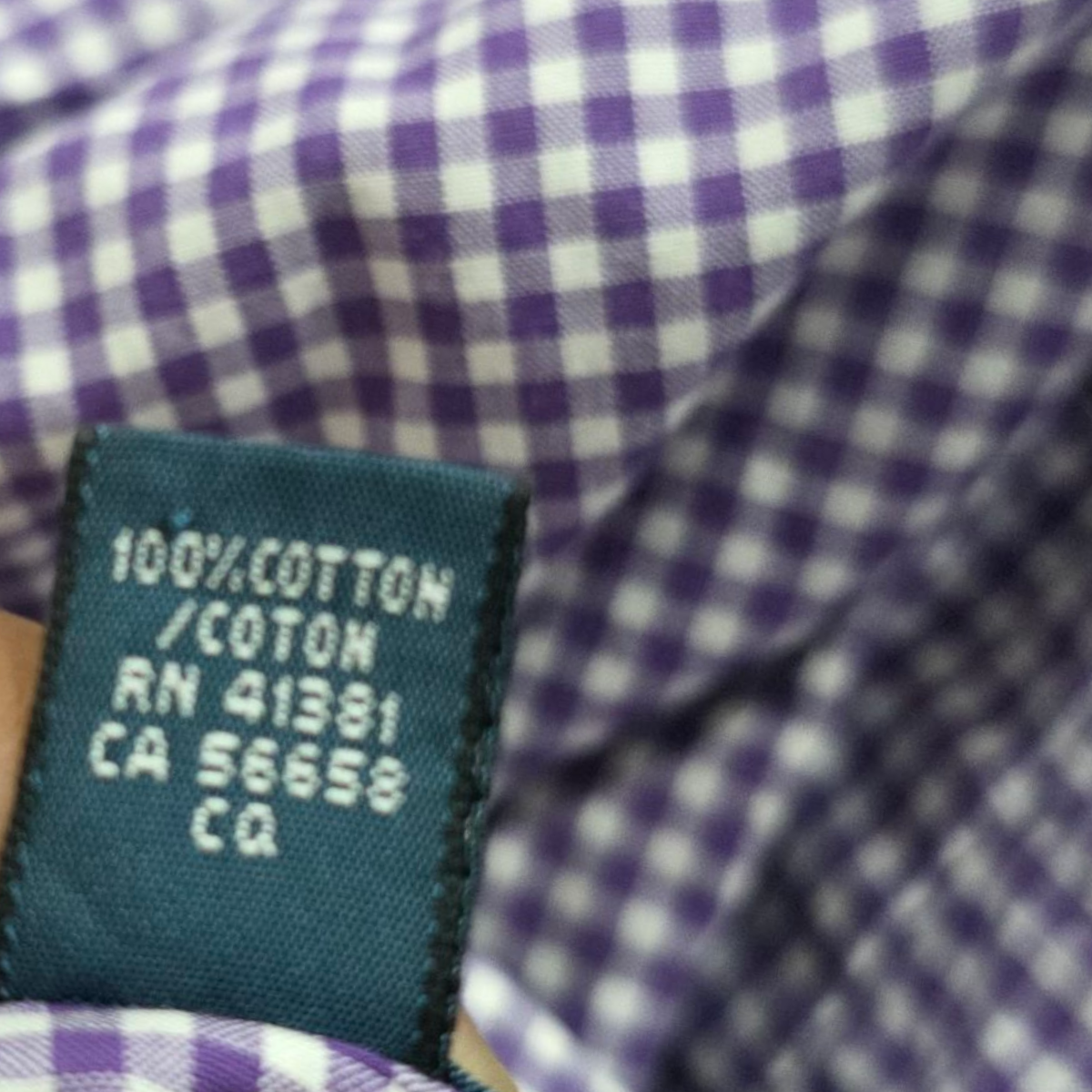 Camisa Ralph Lauren Regent Classic Fit 14 1/2 Cuadro Morado