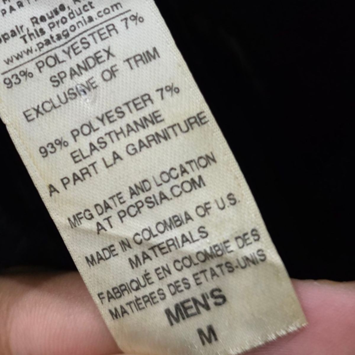 Sudadera Patagonia Mediana M Negra