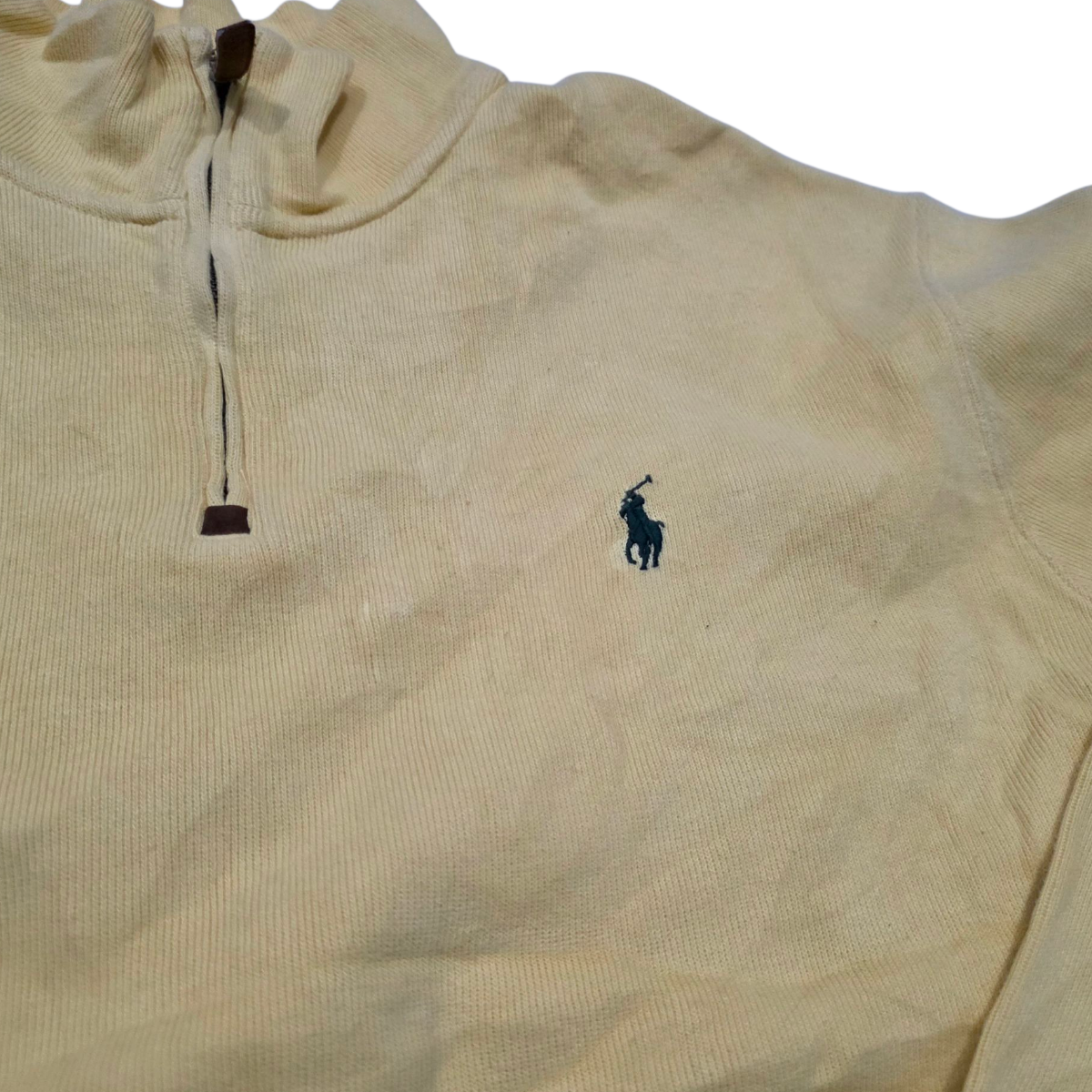 Sueter Ralph Lauren Xgrande Xl Amarillo Pony Azul