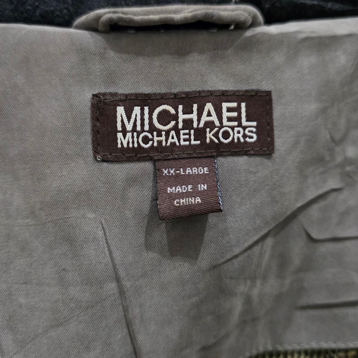 Chamarra Michael Kors Xxl Verde Deslavado