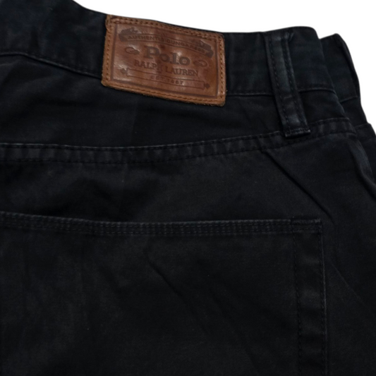 Pantalon Recto Ralph Lauren 36x30 Negro