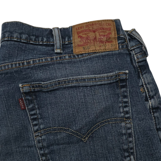 Pantalon Recto Levis 505 40x30 Azul