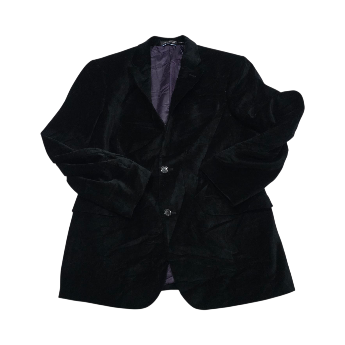 Saco Tommy Hilfiger Talla 38r Gamusa Negro