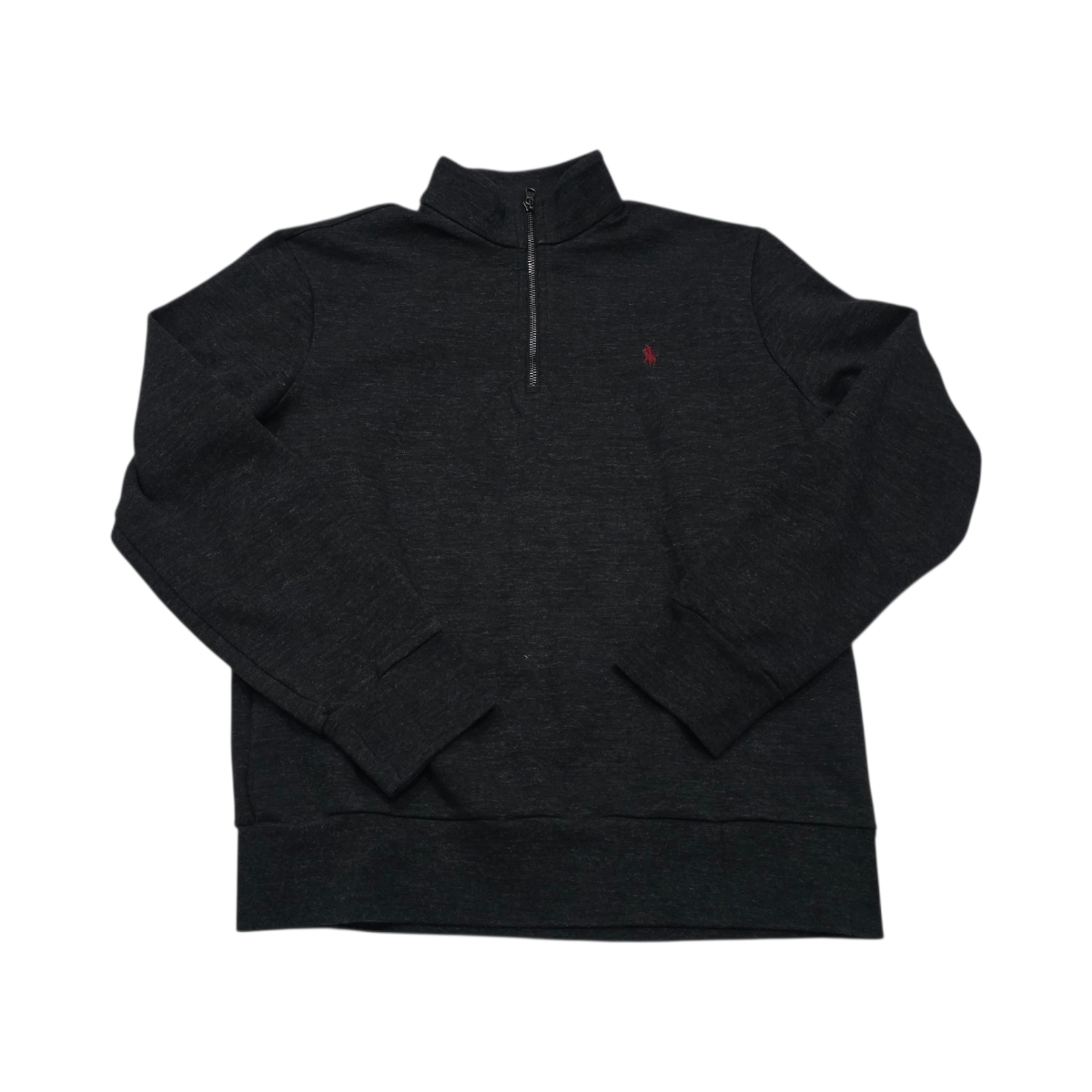 Sueter Ralph Lauren Mediana M Gris Oscuro Pony Rojo