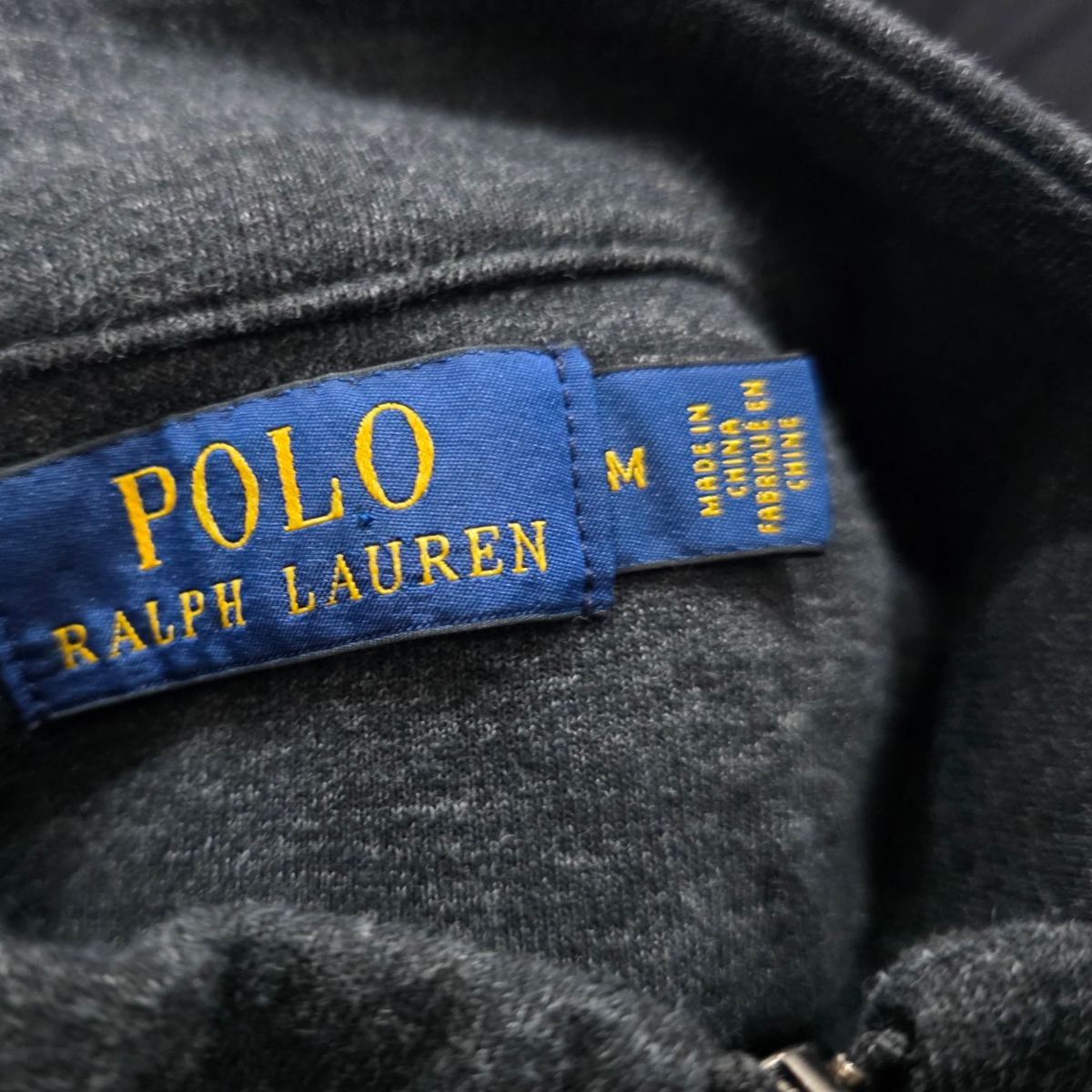 Sueter Ralph Lauren Mediana M Gris Oscuro Pony Rojo