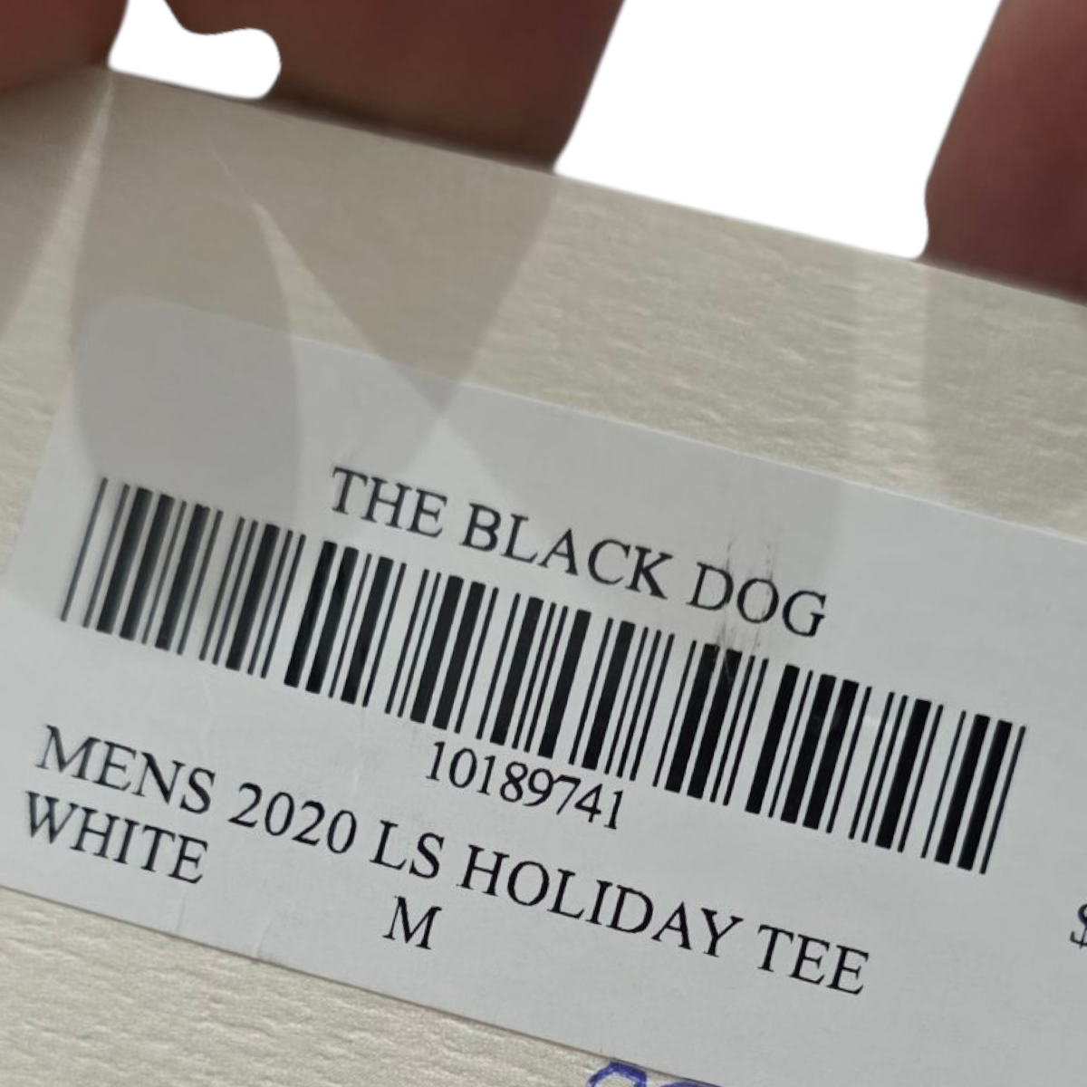 Playera Manga Larga The Black Dog Mediana M Blanco