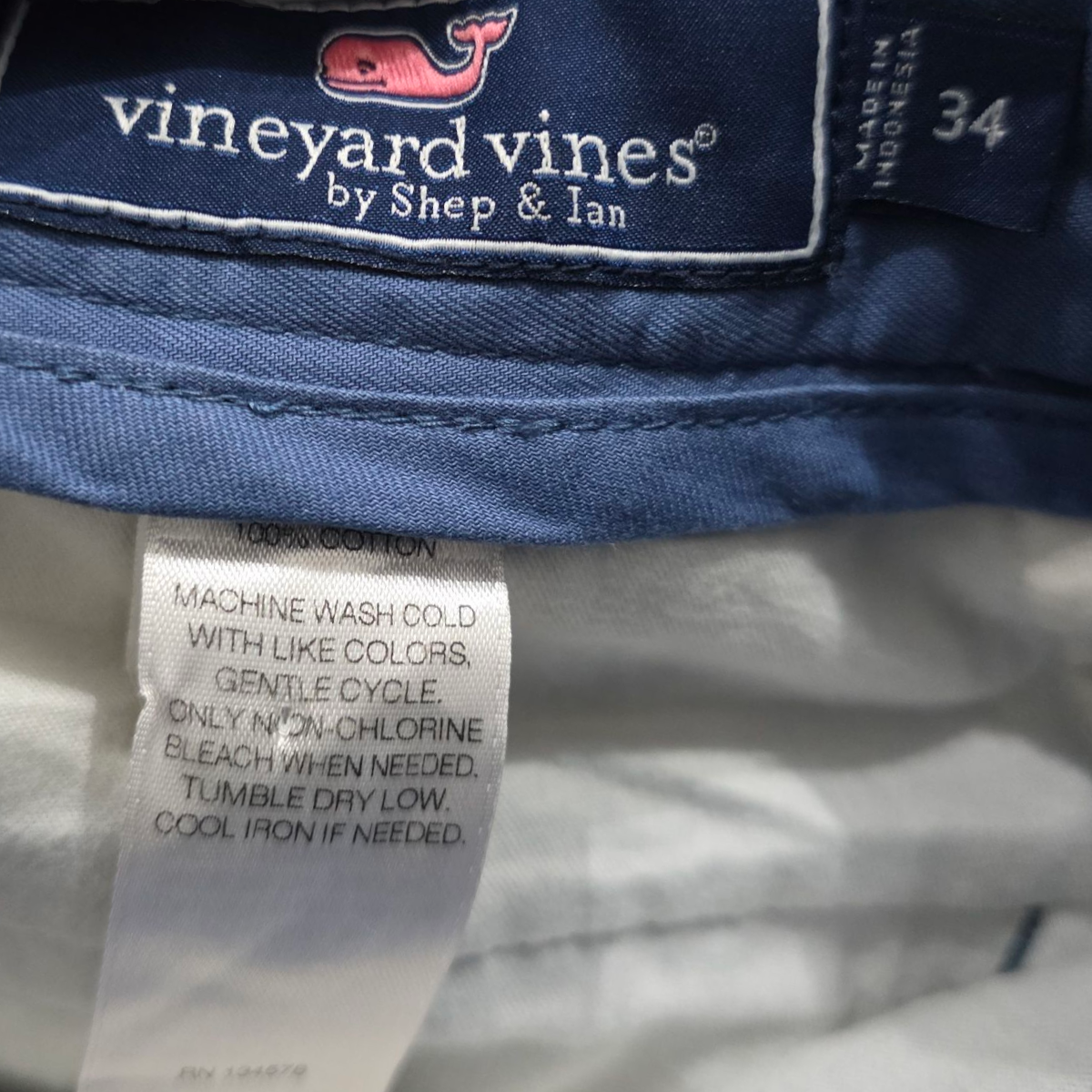Bermuda Vineyard Vines Talla 34 Azul