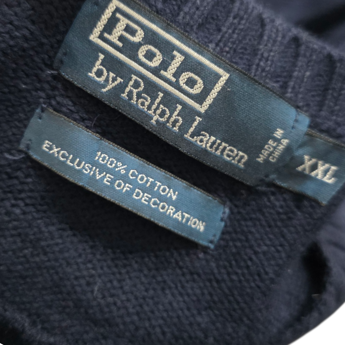 Sueter Ralph Lauren Xxl Azul Pony Rojo