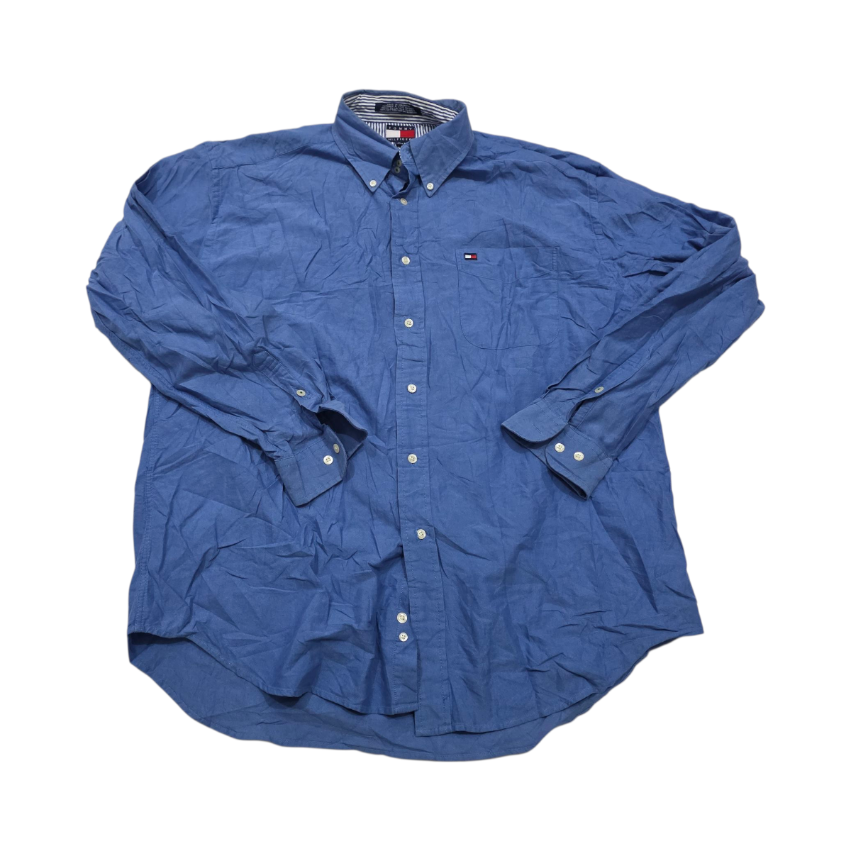 Camisa Tommy Hilfiger Xgrande Xl Azul