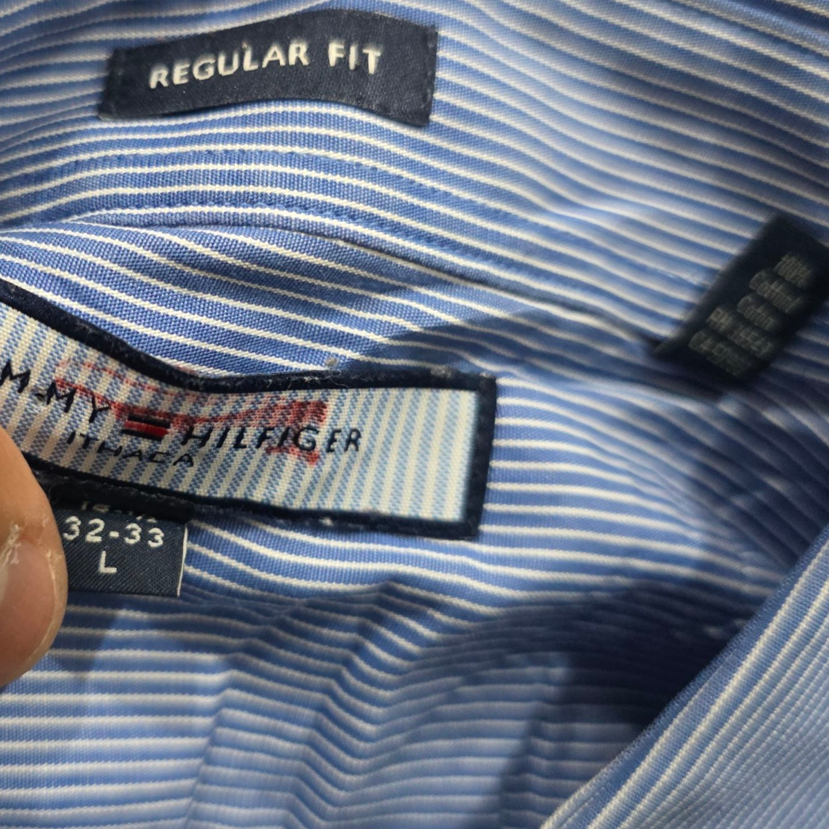 Camisa Tommy Hilfiger Grande L Azul