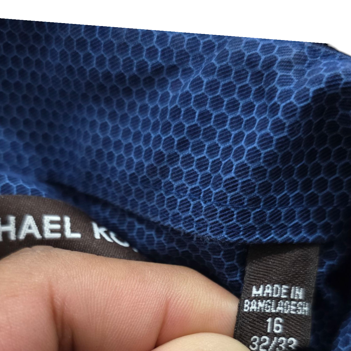 Camisa Michael Kors Grande L Azul Figuras