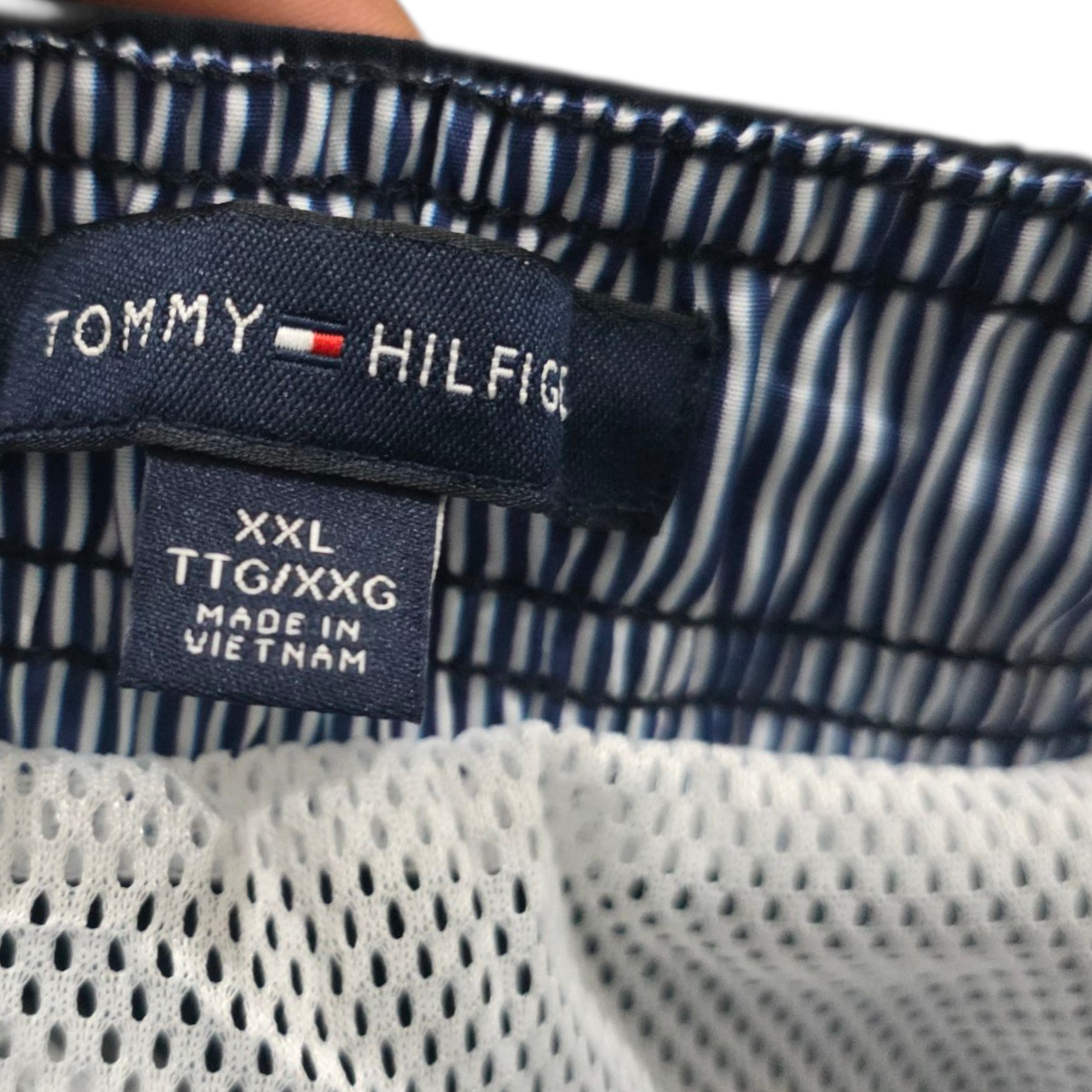 Bermuda Tommy Hilfiger Xxl Azul Rojo Y Blanco