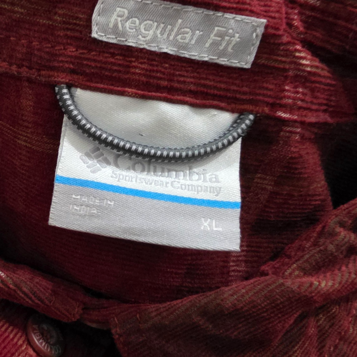 Camisa Regular Fit Columbia Xgrand Xl Pana Rojo
