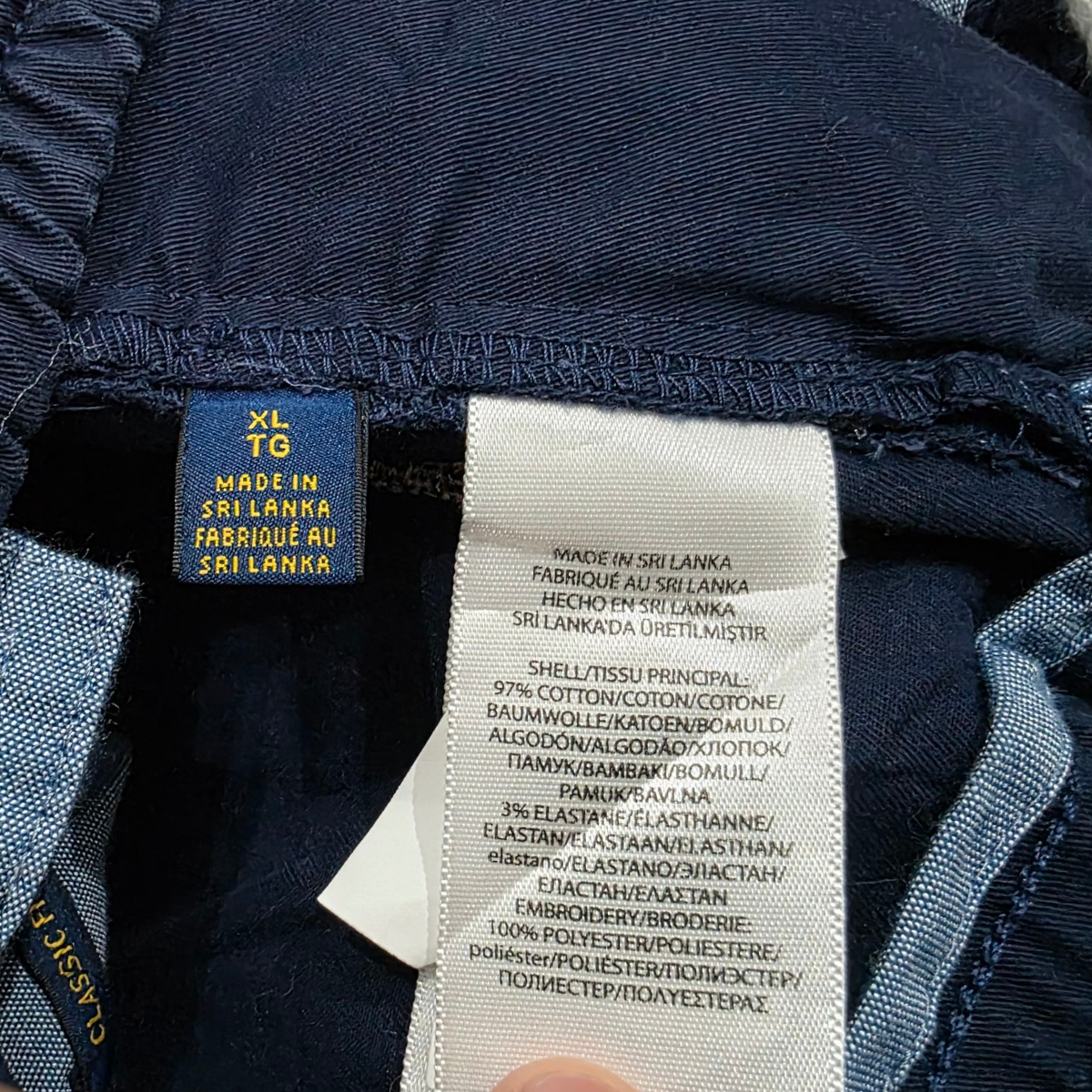 Bermuda Ralph Lauren Xgrande Xl Azul Figuras