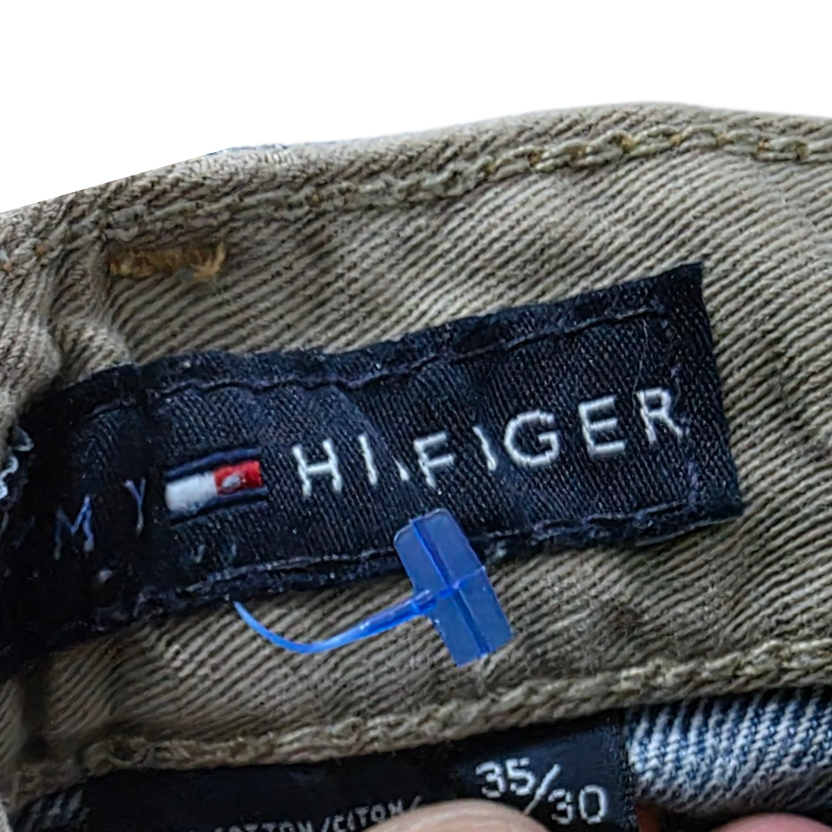 Pantalon Recto Tommy Hilfiger 35x30 Azul