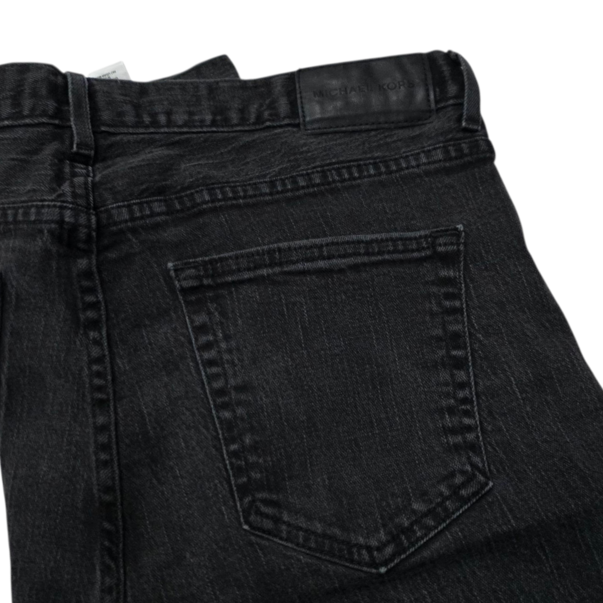 Pantalon Tailored Fit Michael Kors 36x32 Negro Deslavado