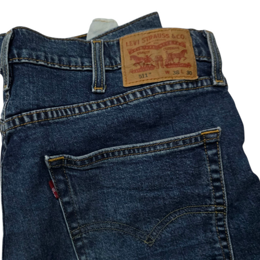 Pantalon Slimfit Levis 511 38 X 30 Azul