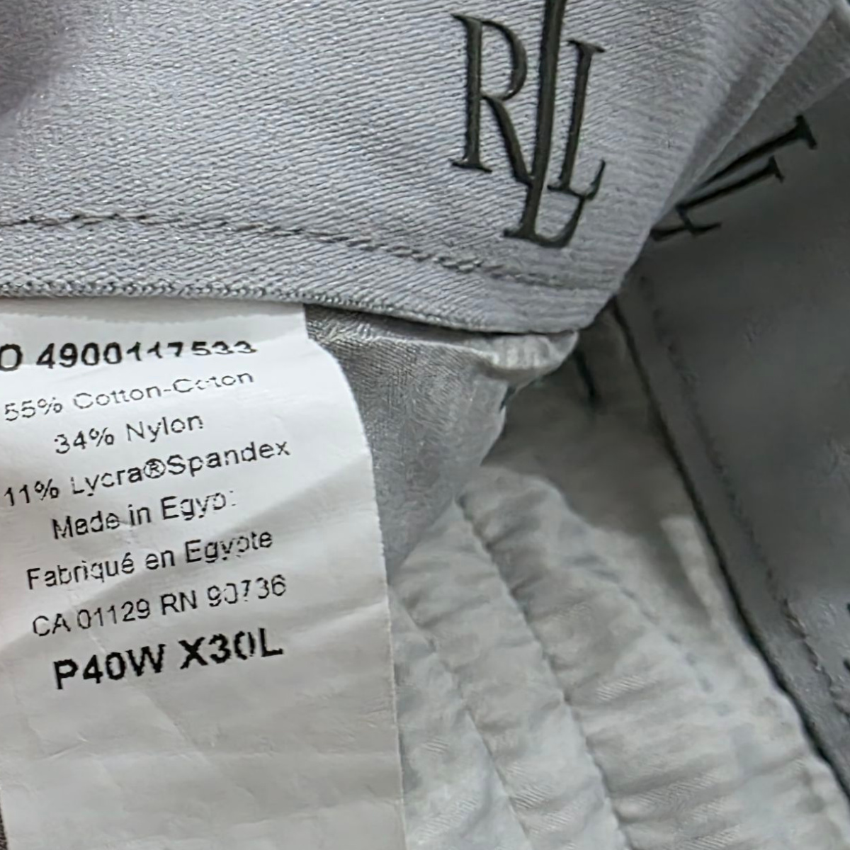 Pantalon Vestir Stretch Ralph Lauren 40 X 30 Verde