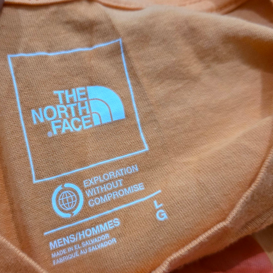 Playera The North Face Grande L Naranja