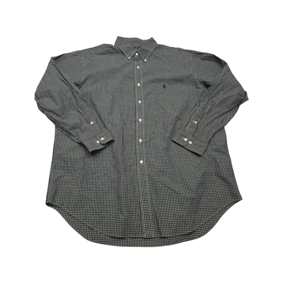 Camisa Ralph Lauren Xgrande Xl Cuadro Verde Azul