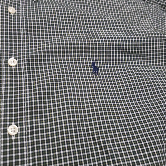 Camisa Ralph Lauren Xgrande Xl Cuadro Verde Azul