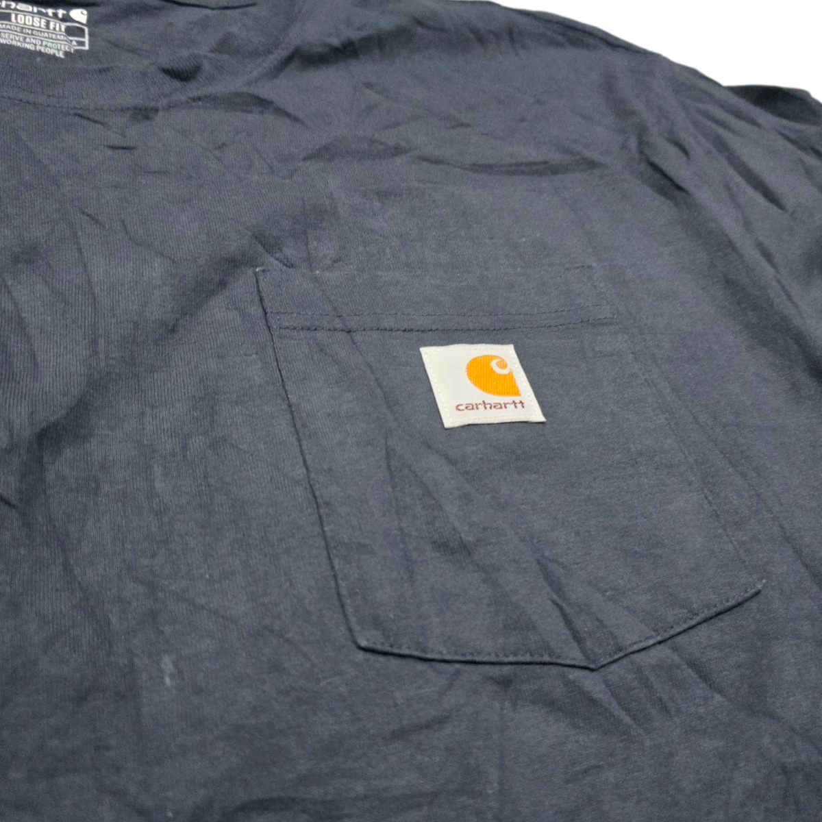 Playera Loose Fit Carhartt Xgrande Xl Azul Deslavado